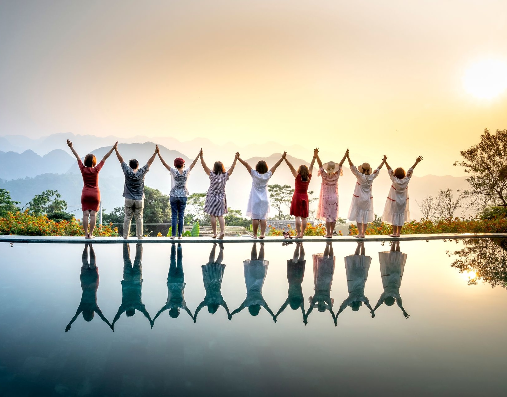 Women traveling together on a private Women Travel Tribe journey